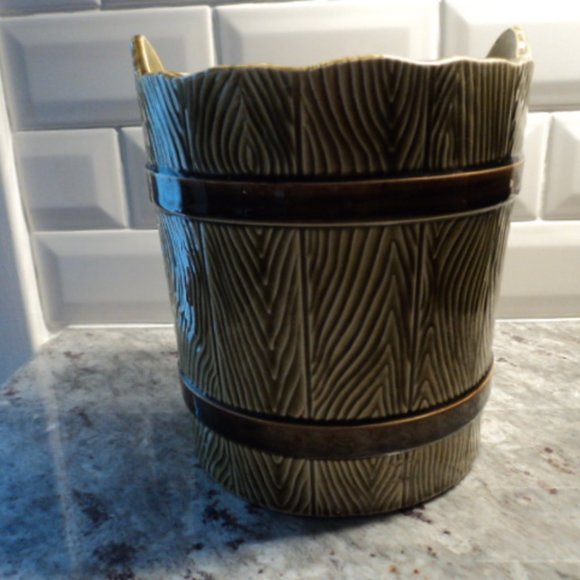 vintage "Cookie Bucket" jar~ Japan~ - Picture 3 of 10